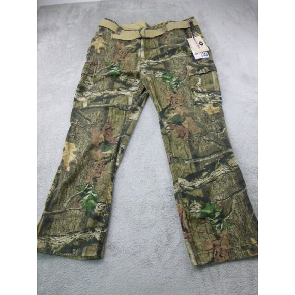 Other - Wear First Cargo Pants Mens Size 40x30 685 Legacy Mossy Oak Infinity Camo Belted